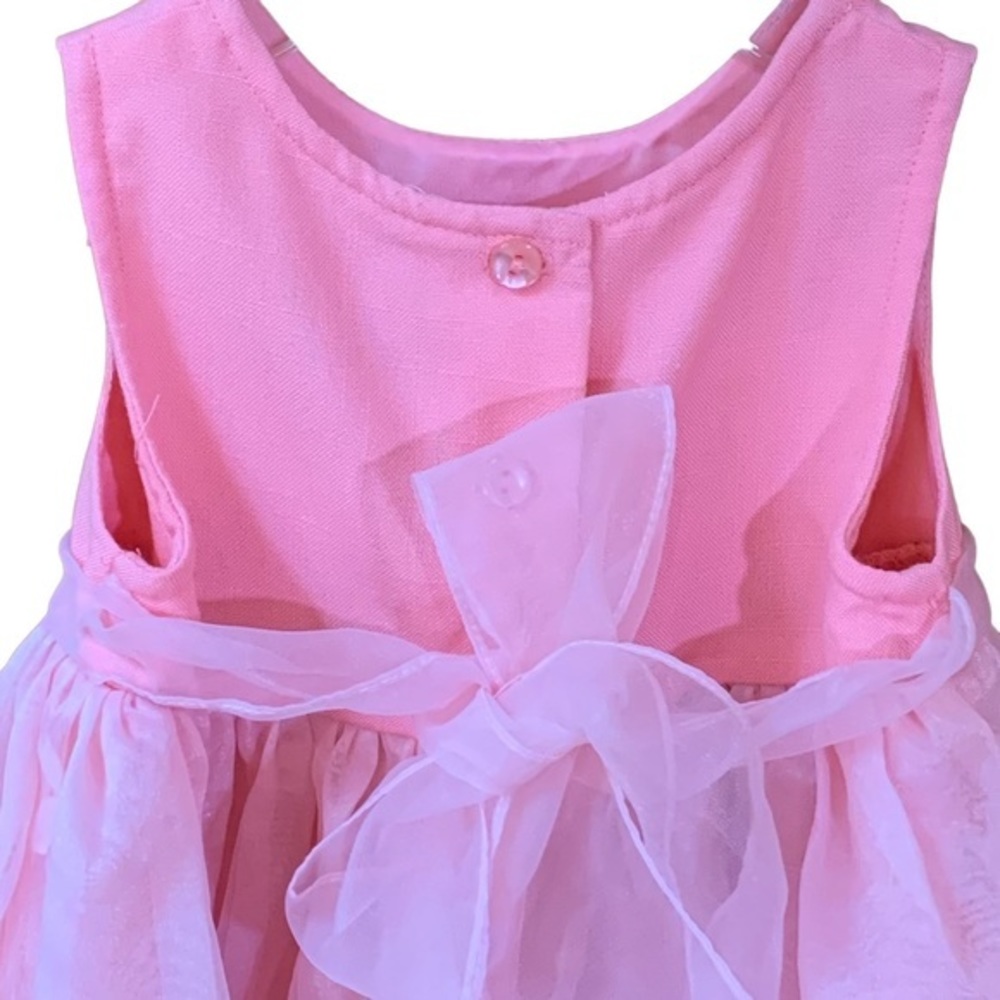 Rare Editions Pink Occasion Dress 12 months - Picture 10 of 10